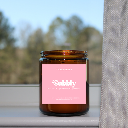BUBBLY | Wood Wick Coconut Soy Candle