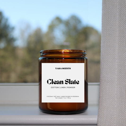 CLEAN SLATE | Wood Wick Coconut Soy Candle