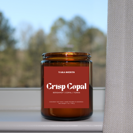 CRISP COPAL | Wood Wick Coconut Soy Candle