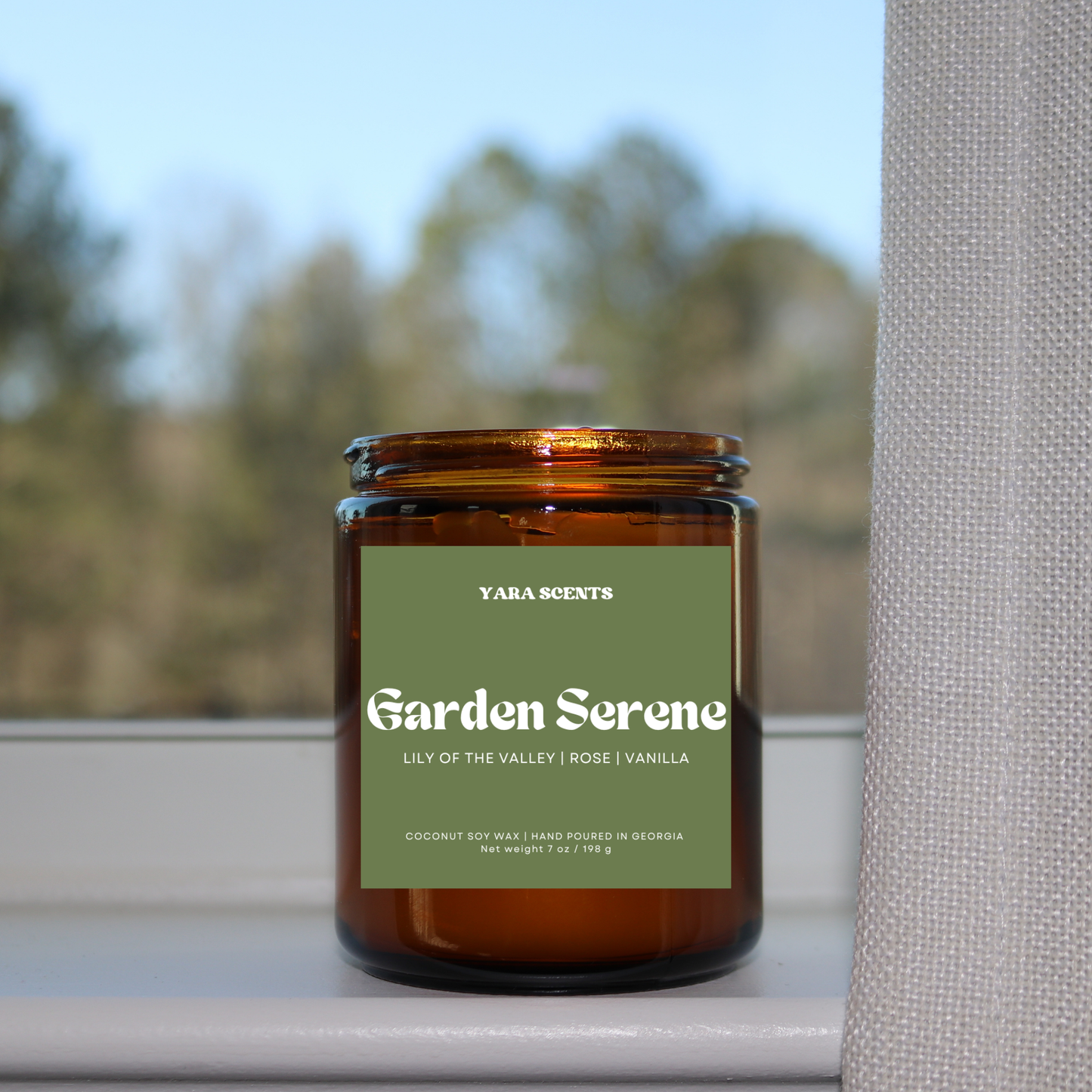 GARDEN SERENE | Wood Wick Coconut Soy Candle