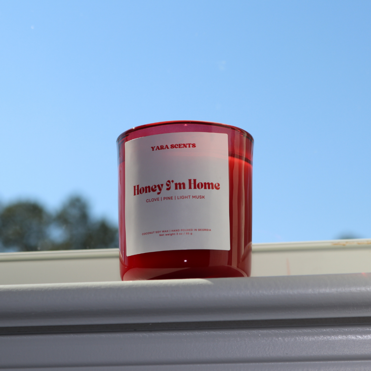 HONEY I'M HOME | Wood Wick Coconut Soy Candle