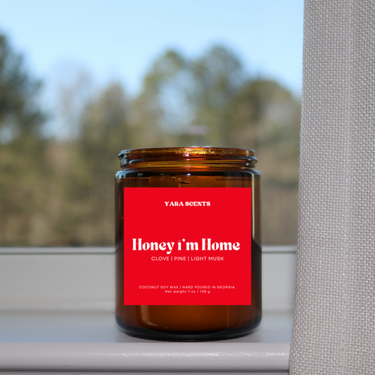 HONEY I'M HOME | Wood Wick Coconut Soy Candle