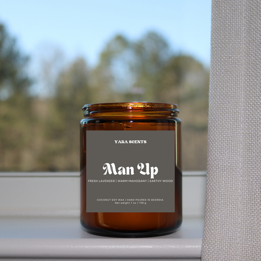 MAN UP | Wood Wick Coconut Soy Candle