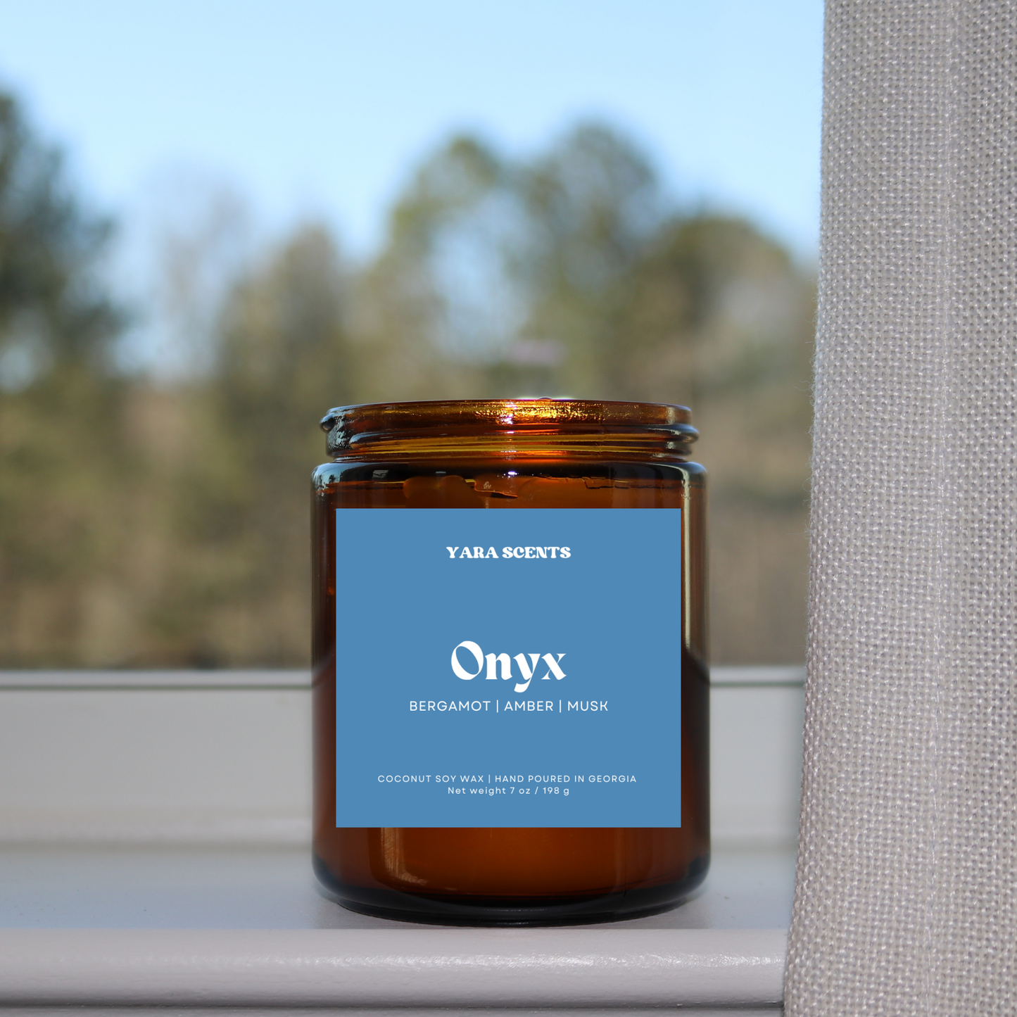 ONYX | Wood Wick Coconut Soy Candle