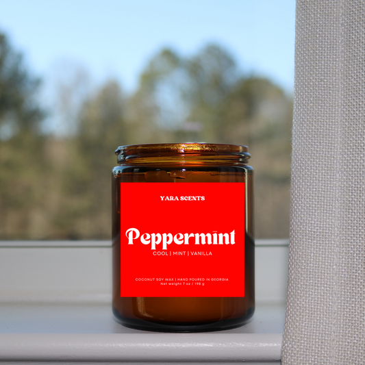 PEPPERMINT | Wood Wick Coconut Soy Candle