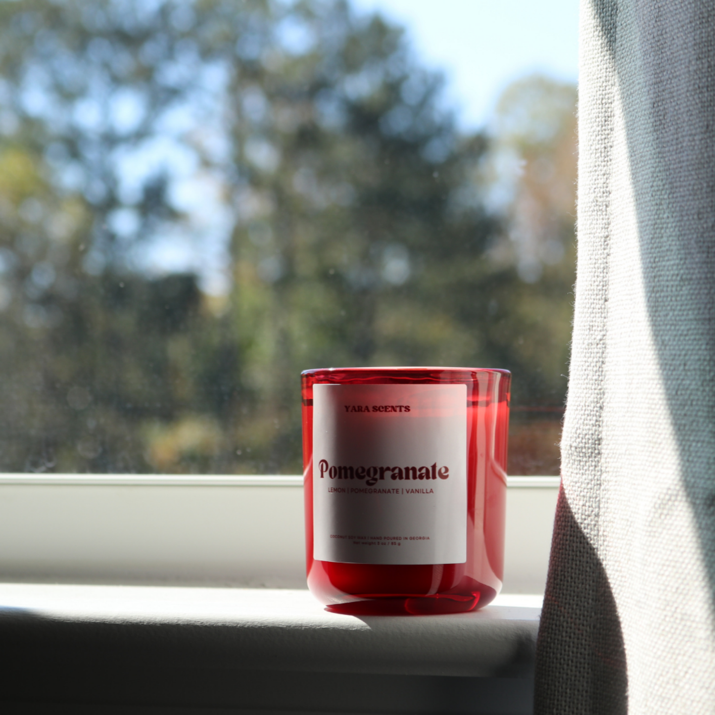 POMEGRANATE | Wood Wick Coconut Soy Candle