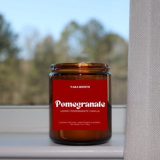 POMEGRANATE | Wood Wick Coconut Soy Candle