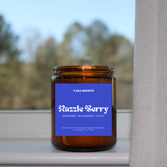 RAZZLE BERRY | Wood Wick Coconut Soy Candle