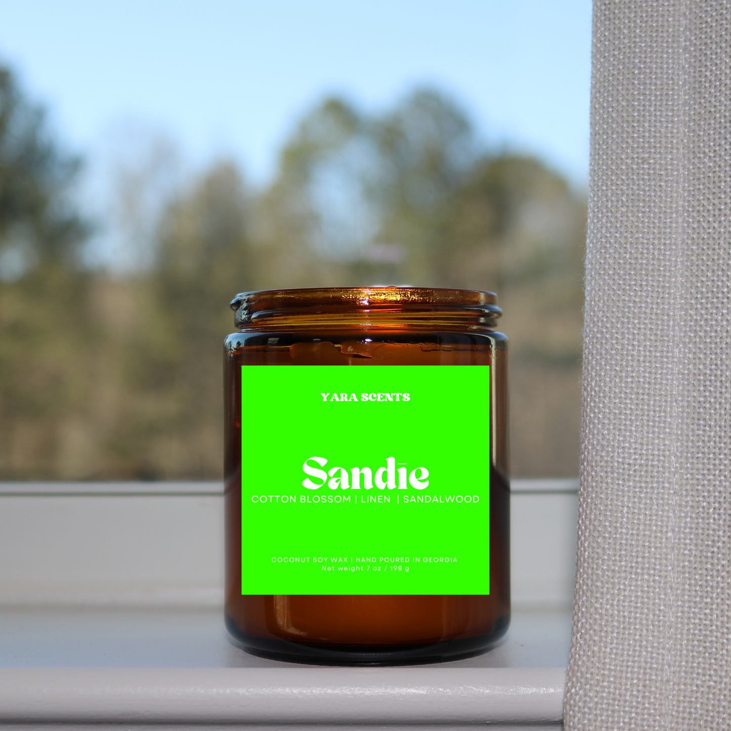 SANDIE | Wood Wick Coconut Soy Candle