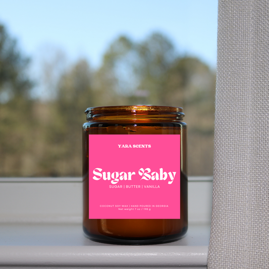 SUGAR BABY | Wood Wick Coconut Soy Candle