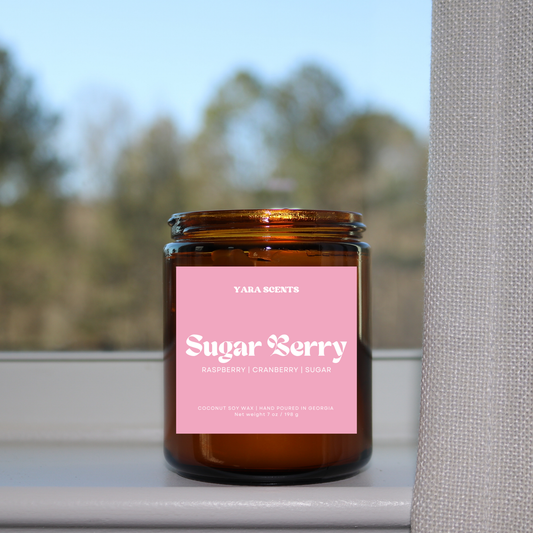 SUGAR BERRY | Wood Wick Coconut Soy Candle