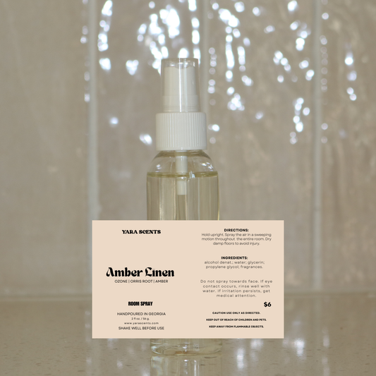 AMBER LINEN Room Spray
