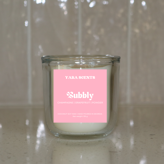 BUBBLY | Wood Wick Coconut Soy Candle