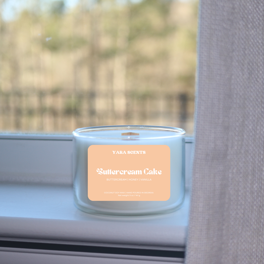 BUTTERCREAM CAKE | Wood Wick Coconut Soy Candle