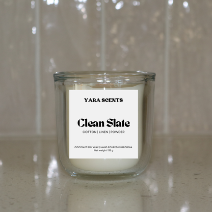 CLEAN SLATE | Wood Wick Coconut Soy Candle