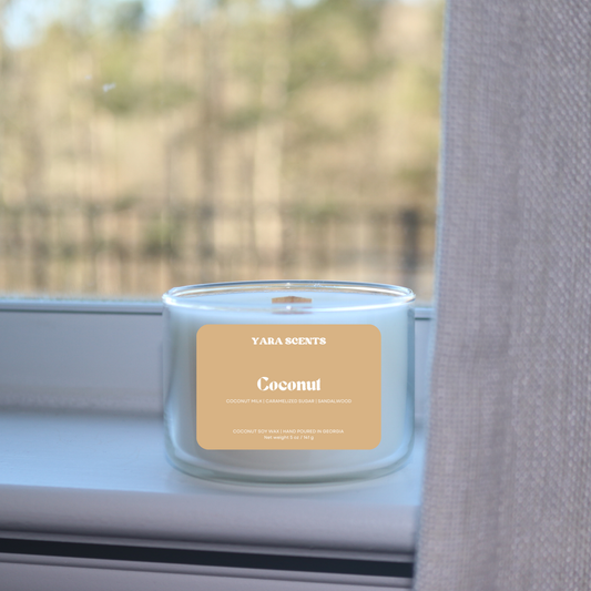 COCONUT | Wood Wick Coconut Soy Candle