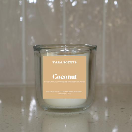 COCONUT | Wood Wick Coconut Soy Candle