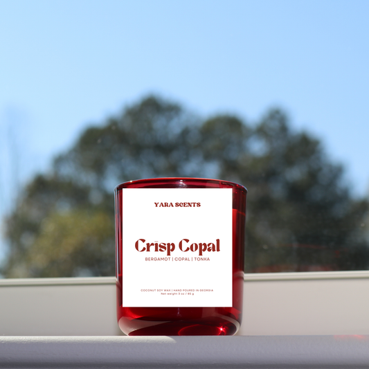 CRISP COPAL | Wood Wick Coconut Soy Candle