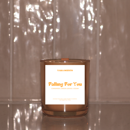 FALLING FOR YOU | Wood Wick Coconut Soy Candle