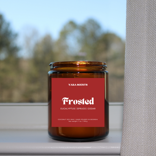 FROSTED | Wood Wick Coconut Soy Candle