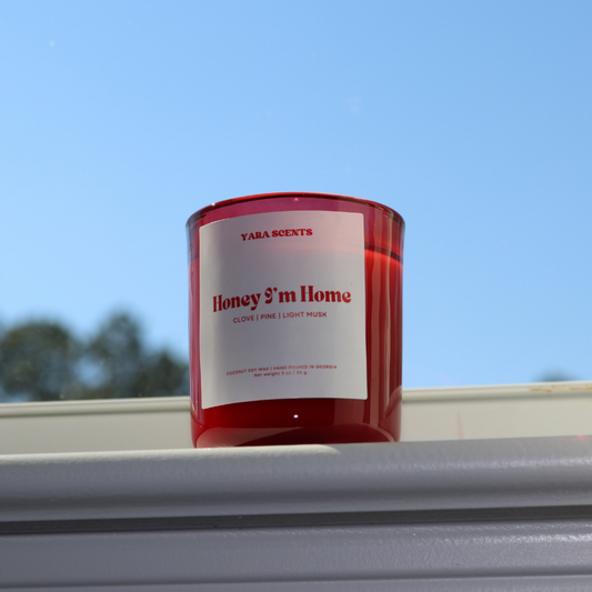 HONEY I'M HOME | Wood Wick Coconut Soy Candle