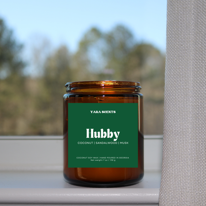 HUBBY | Wood Wick Coconut Soy Candle