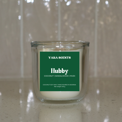 HUBBY | Wood Wick Coconut Soy Candle