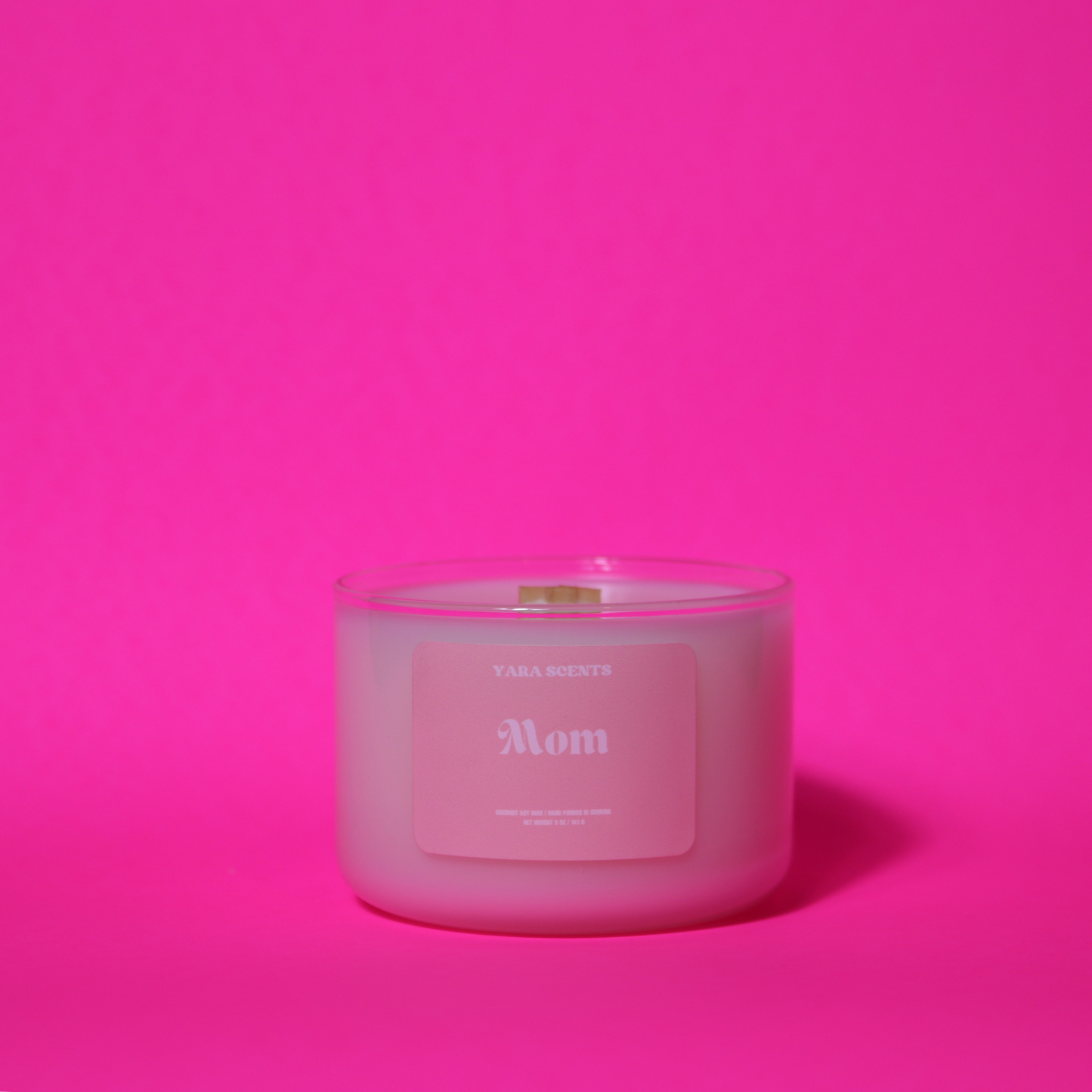 MOM | Wood Wick Coconut Soy Candle