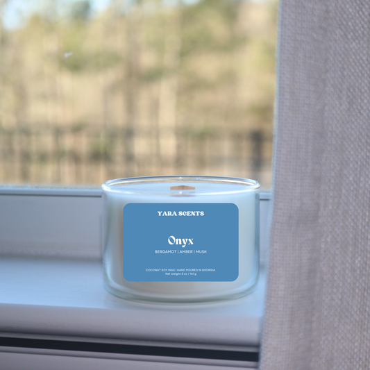 ONYX | Wood Wick Coconut Soy Candle