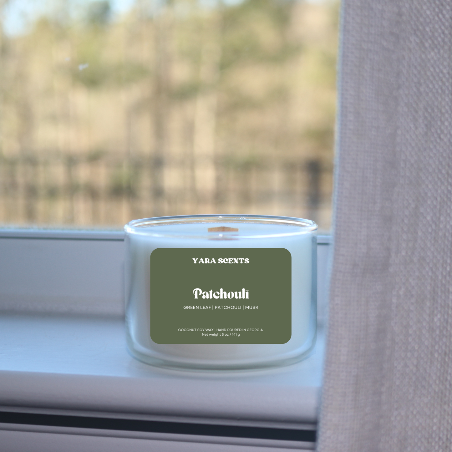 PATCHOULI | Wood Wick Coconut Soy Candle
