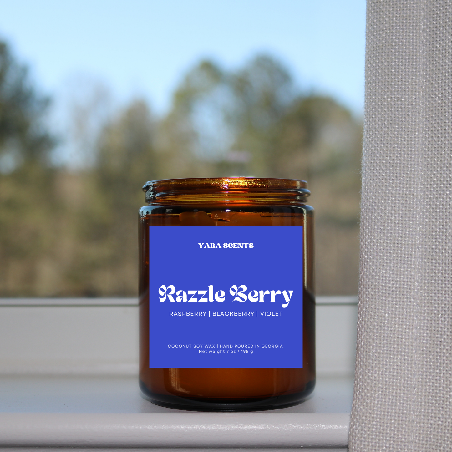 RAZZLE BERRY | Wood Wick Coconut Soy Candle