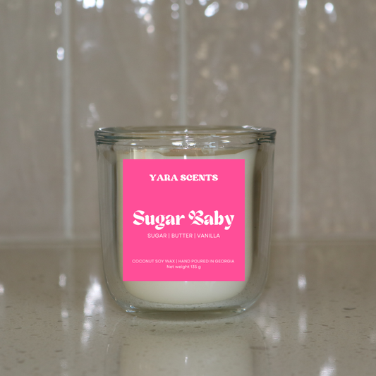 SUGAR BABY | Wood Wick Coconut Soy Candle